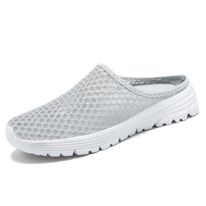 Demi chaussures plates à enfiler pour femmes respirant léger décontracté extérieur qualité chaussures de marche Style basket-ball - Product Image 5