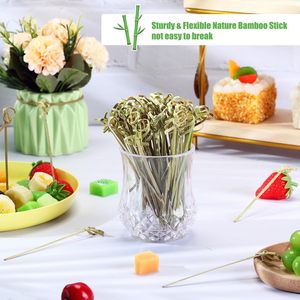 Bamboo Knot Flower Sticks Toothpicks for Decoration - Fruit & Cake & Sandwich Skewer - Product Image 6