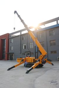 2024 Venta caliente pequeña grúa de araña sobre orugas diésel hidráulica grúa de araña giratoria de 360 grados aplicada a la construcción - Product Image 5