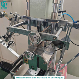 Machine d'estampage à chaud numérique automatique Fournisseur de machine de transfert de chaleur de logo d'<span class=keywords><strong>autocollant</strong></span> de papier de rouleau de chauffage en caoutchouc de silicone 360 - Product Image 4