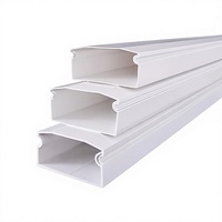 Goulotte de câblage en PVC de style Suzhou en matériau vierge épaissi 10050 ; Conduit ignifuge pour câbles de télécommunications