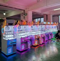 Distributeur automatique de balles porte-bonheur à prix d'usine avec verre trempé et accepteur de billets en acier inoxydable, couleur personnalisable