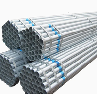 En stock, tube rond en acier pré-galvanisé GI, 6m, 12m, revêtement en zinc pour structure de serre, tube agricole galvanisé