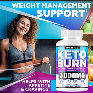 Cápsulas Duras de Fórmula Cetogénica Avanzada OEM 3000mg, Complejo Keto con Extracto de Plantas, Suplemento Nutricional Diario para Dieta Cetogénica - Product Image 3