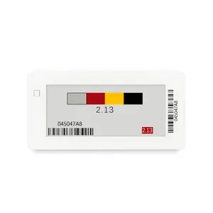 Bohang 2,13 Zoll 4 Farben E-Tinte Etiketten Bildschirm E-Papier Shop digitales Preisetikett RFID-Anzeige WLAN ESL elektronisches Regal Etikett