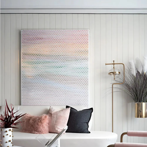 Melinco Revêtement mural décoratif en PVC Panneau cannelé 3d Panneaux de décoration murale en Wpc Revêtement mural intérieur - Product Image 4