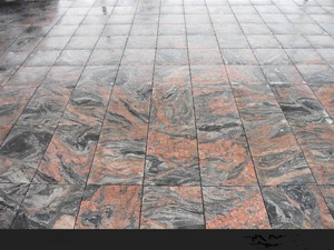 Nouveau Design Naturel Juparana <span class=keywords><strong>Rouge</strong></span> Lumière Granit pour Lavabo Éviers Tops Pavé Mur Plancher Dalles De Pierre Carrelage - Product Image 6