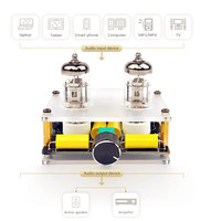Taidacent DIY gitar tüp amplifikatör 6A2 6K4 5654 vakumlu tüp ön amplifikatör kurulu safra tampon Amp hoparlör HIFI tüp amplifikatör