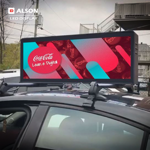จอแสดงผล LED สำหรับ<span class=keywords><strong>รถ</strong></span>ยนต์ ALSON LED จอแสดงผล LED บนหลังคา<span class=keywords><strong>รถ</strong></span>บรรทุก จอแสดงผลโฆษณาบนรถบรรทุก - Product Image 1