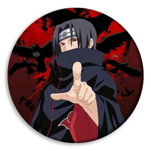 Wholesale <strong>Narutos</strong> Anime-Themed Tinplate Round Lapel Pins &amp; Chest Pins Badge Anime <strong>Merchandise</strong> - Product Image 6