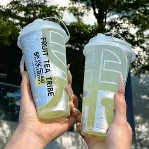 Personalized 16oz 22oz Disposable <b>Plastic</b> <b>Cup</b> Bubble Tea Fruit Juice Cold <b>Drink</b> Coffee PP <b>Cup</b> <b>Plastic</b> <b>Cup</b> with Lids - Product Image 4
