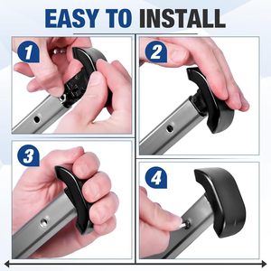 Walker <b>Slide</b> Rails 4-Pack Anti <b>Slip</b> Accessories For Ez Fold <b>N</b> Go Walker Fitness Health Massage Equipment - Product Image 3