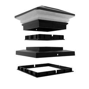 Lampe solaire moderne à LED pour le jardin, pilier de la porte principale étanche, lampe murale pour la maison et le jardin à l'extérieur - Product Image 3