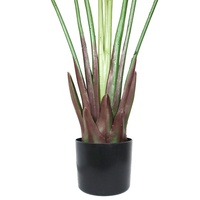 Faux bananier de voyageur de 160 cm avec 8 grandes feuilles, plante tropicale en pot pour la décoration intérieure