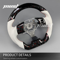 Volant de direction personnalisé en fibre de carbone forgée rouge LED pour Nissan 350Z Z33 Coupé Roadster pour Infiniti F45 FX35 2006-2009
