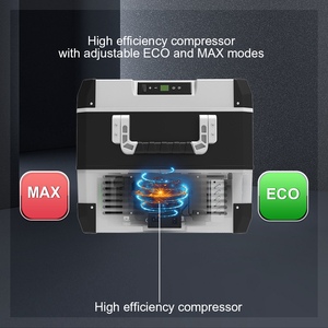 Nevera Portátil para Exteriores <span class=keywords><strong>de</strong></span> 12v/24v, Congelador para Auto, Caja Refrigeradora Eléctrica con Compresor y Control por Aplicación - Product Image 4