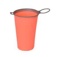 Gobelet pliable portable en TPU souple, gobelets à eau pliables 200 ml / 7 fl oz, gourde souple pliable pour les sports de plein air, la course à pied, le marathon