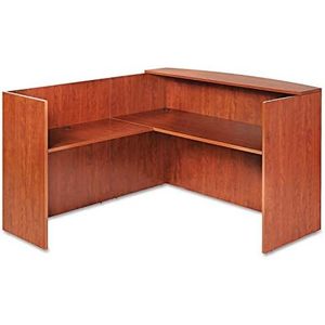Alera VA324424MC Valencia, Mueble de Recepción Reversible de Diseño Moderno, 44w X 23 5/8d X 41 1/2h, Color Cerezo Mediano, para Oficina y Hotel - Product Image 1