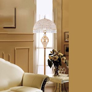 Moderna lampada da terra in cristallo K9 con interruttore a pedale, finitura cromata-<span class=keywords><strong>per</strong></span> soggiorno, camera da letto - Product Image 2