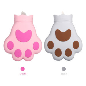 Sac à eau chaude en silicone chauffant pour <span class=keywords><strong>micro</strong></span>-ondes Petit flacon pour fille Soulager la douleur Matériau en silicone - Product Image 6