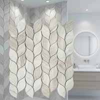 Parquet en mosaïque de marbre moderne pour murs intérieurs et villas – Design tendance