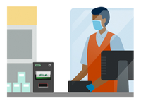 Système de paiement en espèces automatique TOTEM CM311 Quad-Core, sûr et fiable, pour paiement en libre-service, caisse enregistreuse automatique, machine de gestion des espèces pour les lieux non surveillés