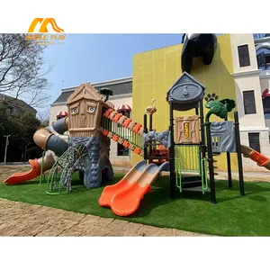Rừng loạt sân chơi ngoài trời thiết bị cho trẻ em hợp thời trang trẻ em ngoài trời chơi Mặt đất sân chơi trẻ em