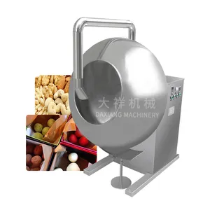 BY-1250 Custom Service Food Grade Easy Operation Big Size Nut Chocolate Coating Pan Machine For Groundnut
