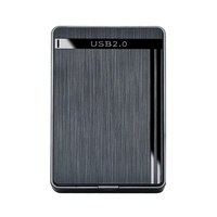 Custodia esterna per unità disco rigido HDD SATA HD USB 2.0 custodia per disco rigido in ABS da 2.5 pollici per PC Desktop portatile
