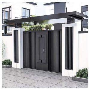 Cancello in Ferro Battuto per Esterni, Porta in Lega di Alluminio per Villa e Giardino - Product Image 2