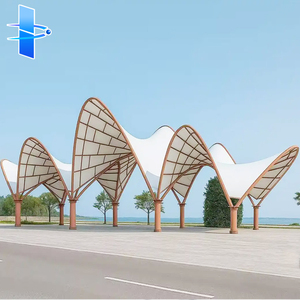 Auvent de protection en PVDF sur mesure avec structure en acier - Design moderne, anti-corrosion et écologique pour les centres sportifs et les <span class=keywords><strong>parcs</strong></span> - Product Image 2