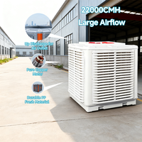 25000CMH Heavy Duty désert industriel mural refroidisseur d'air par évaporation compresseur usine refroidissement noyau composants pompe moteur