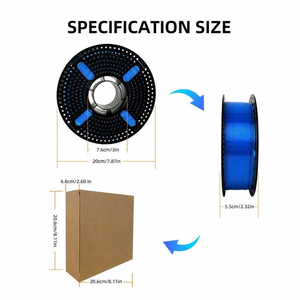 Filamento PETG de Alta Resistencia 1.75mm 1kg, Consumibles Transparentes para Impresora 3D PETG con Tolerancia de ±0.02mm para Piezas Funcionales - Product Image 4