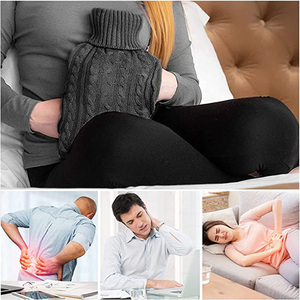 <span class=keywords><strong>Bouillotte</strong></span> 2L avec chauffe-mains en polaire Chauffe-corps en PVC réutilisable pour soulager la douleur - Product Image 2
