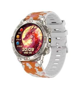 Drioshipping Smart Outdoor Fitness Tracker BT Call Compass Monitor de ritmo cardíaco 450mAh banda de goma reloj despertador - Product Image 5