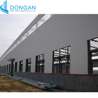 Sistem Atap dan Dinding Gudang Rangka Baja Siap Pakai untuk Proyek Konstruksi Gudang Industri Baru