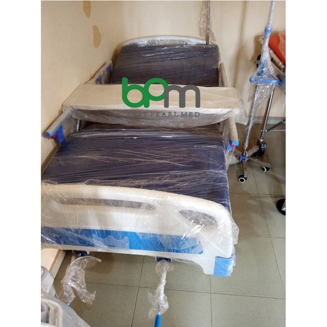 BPM-MB207 Hospital Bed Caster Wheels 2 Cranks Manual Factory Wholesale Steel ABS Metal Plastic Aluminum Alloy
