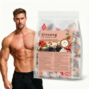 Thé Énergisant aux Herbes Naturelles pour Hommes avec Ginseng et Baies de Goji en Sachets pour la Vitalité Masculine, la Fertilité Améliorée et la Fonction Sexuelle Renforcée - Product Image 1