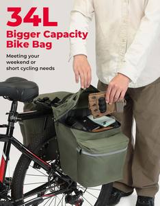 Free sample Custom Large Mountain Design Waterproof Bicycle Backpack <b>Bag</b> for Men Women Others for Outdoor Travel <b>Hiking</b> Sports - Product Image 5