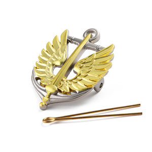 Épinglette personnalisable pour vêtements, métal, double placage <span class=keywords><strong>or</strong></span> argent, alliage de zinc, badge, broche, émail 3D moulé sous pression avec <span class=keywords><strong>boucle</strong></span> - Product Image 2