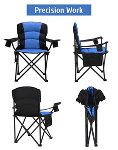 Cadeira de Camping Dobrável de Luxo para Adultos, Portátil, de Alta Qualidade, para Caminhadas e Pesca - Product Image 3