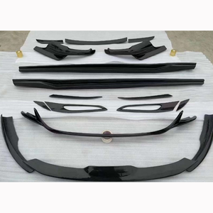 Convient pour <span class=keywords><strong>Ferrari</strong></span> 812 Upgraded Front Lip Center Lip Spoiler Side Skirts Carbon Fiber Body Kit - Product Image 2