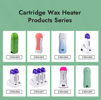 Waxkiss Private Label 100mL Cartucho de depilación Máquina de rodillo de cera Calentador de cera de cuerpo completo Máquina enrollable para uso doméstico