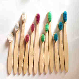 Biểu Tượng Tùy Chỉnh Tự Nhiên Thân Thiện Với Môi Tre Bàn Chải Đánh Răng Với Hộp Đóng Gói Mềm Bàn Chải Răng Cho Người Lớn Và Trẻ Em - Product Image 4