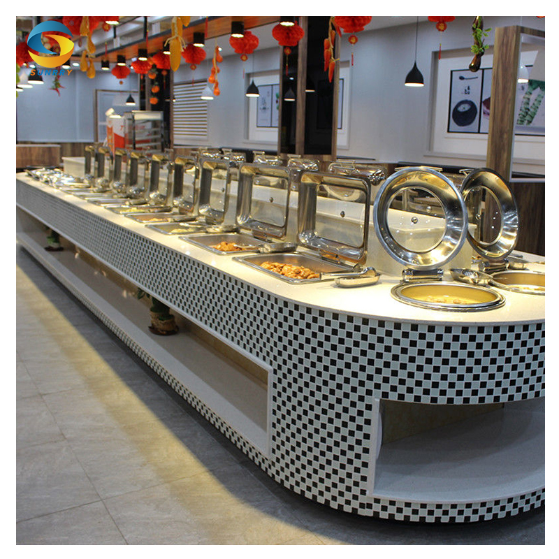 Customized Buffet Counter Designs for Hotels Restaurants