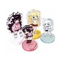 Support en acrylique personnalisé pour anime avec impression UV et découpe CNC/laser pour présentoir de personnages de dessins animés, collectionneurs et cadeaux