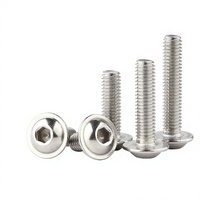 Vis à tête cylindrique à six pans creux métriques en acier inoxydable 304 et vis de réglage avec rondelles Classes 4.8 et 6.8 M2-M8 Marque Wanqor