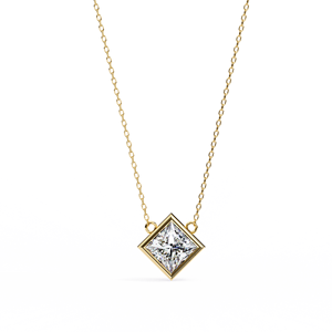 Elegante Collar con Colgante Estilo Diamante para Mujer, Joyería Minimalista de Moda, Uso Diario, Acabado Brillante y Ligero, Opción de Regalo con Estilo - Product Image 3