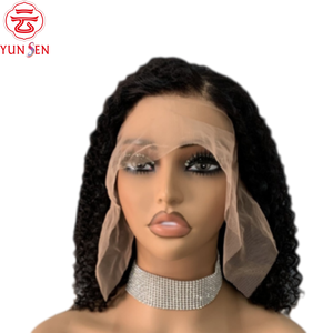 <span class=keywords><strong>ผม</strong></span>มนุษย์แท้ 100% ผลิตด้วยเครื่องจักร <span class=keywords><strong>ทรง</strong></span><span class=keywords><strong>สั้น</strong></span>หยิกแน่นเต็มศีรษะ สไตล์ยุโรปอเมริกัน สำหรับผู้หญิง - Product Image 5