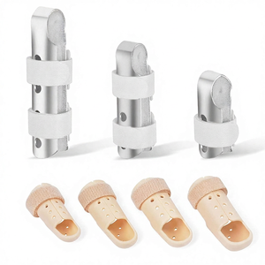 Attelle de <span class=keywords><strong>doigt</strong></span> médicale en aluminium JIAYAO TY-912 7g, moulable, immobilisateur de fracture, doublure en éponge respirante et légère, pour phalanges distales et intermédiaires - Product Image 6